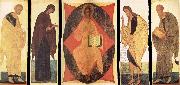 unknow artist Andrei Rublev and Assistants,Deisis,Christ in Majesty Among the Cherubins china oil painting artist